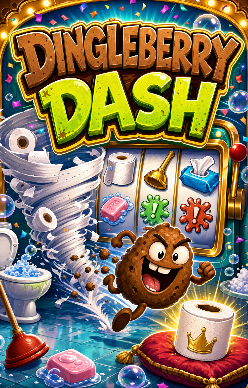 Dingleberry Dash game poster